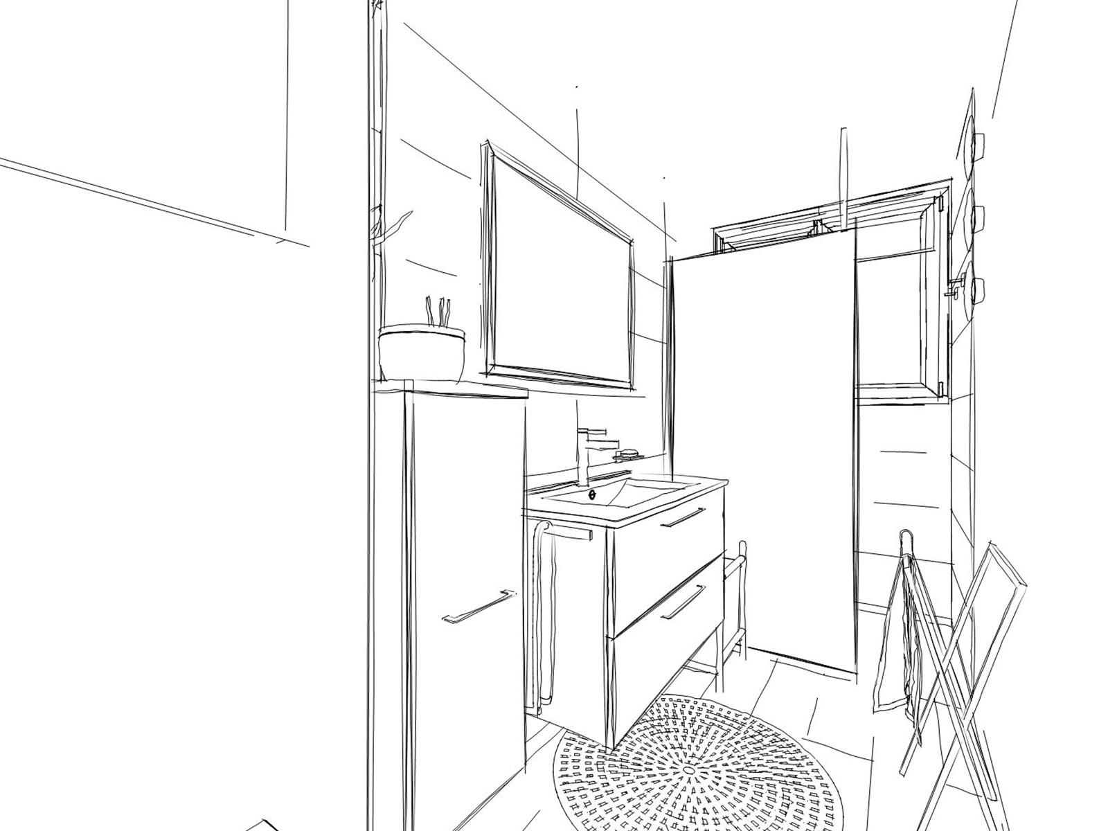 salle de bain eternelle douceur vue2 croquis les interieurs de lena et fanny