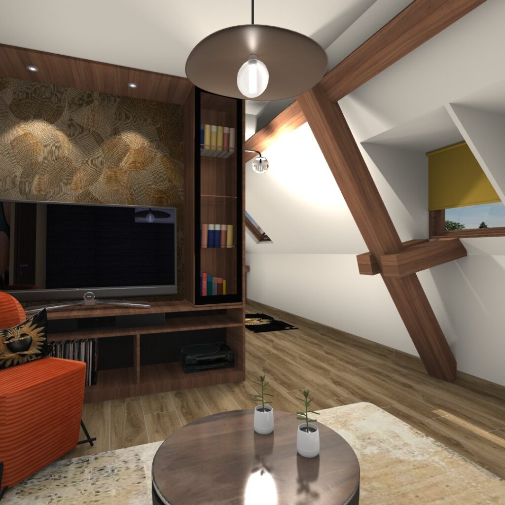 Bonnes Ondes - Salon - meuble TV sur mesure - Les Interieurs de Lena et Fanny